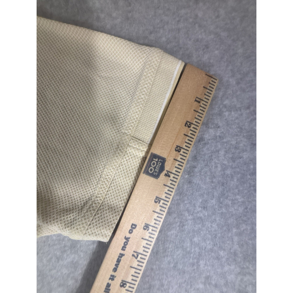Tommy Bahama Polo Shirt Mens XL Beige Tan Cotton Short Sleeve Casual Classic - Picture 9 of 10